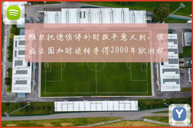 维尔托德伤停补时扳平意大利，促成法国加时逆转夺得2000年欧洲杯