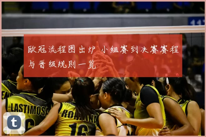 欧冠流程图出炉 小组赛到决赛赛程与晋级规则一览