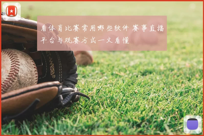 看体育比赛常用哪些软件 赛事直播平台与观赛方式一文看懂